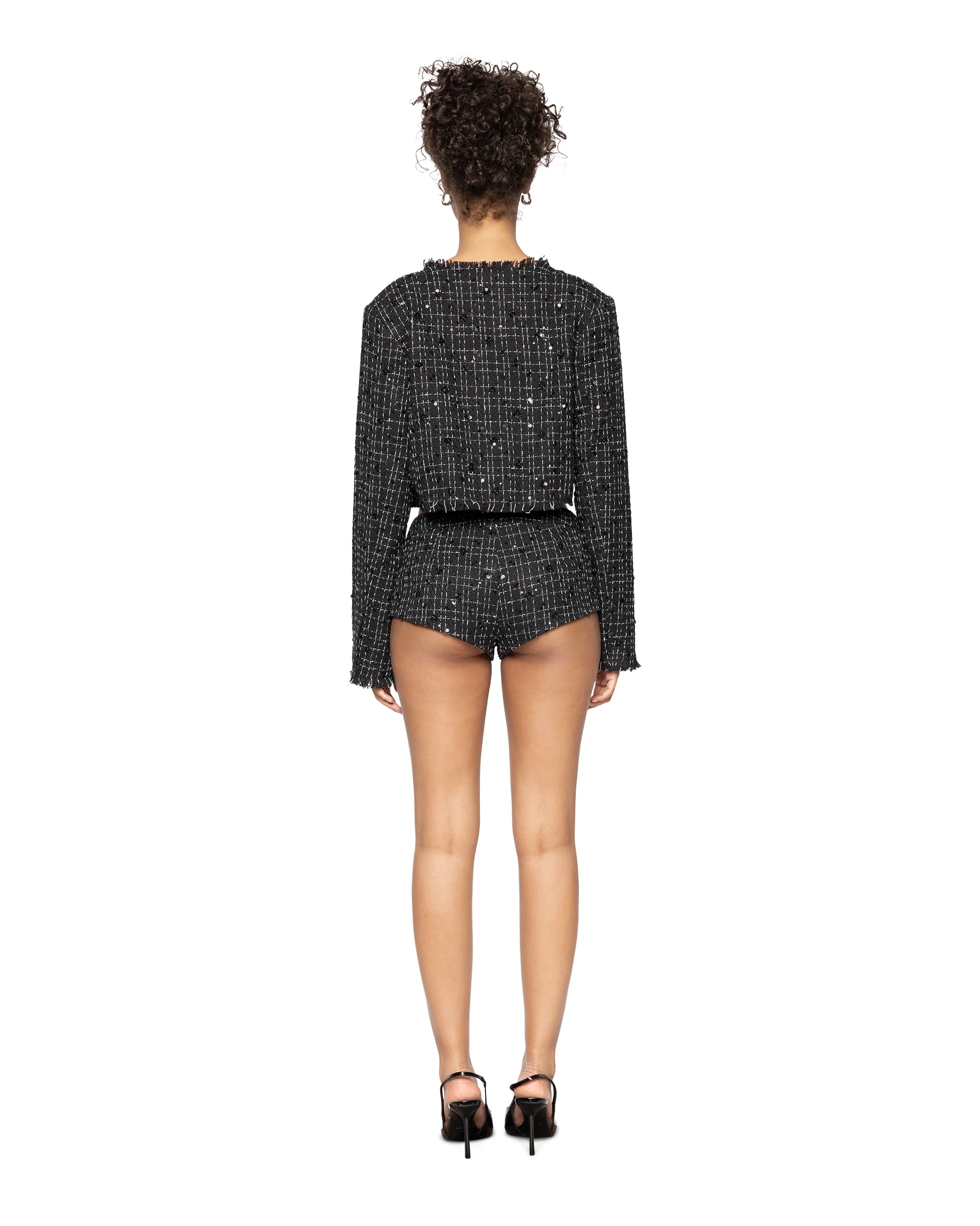 ASAP Tweed Jacket Black - Image 13