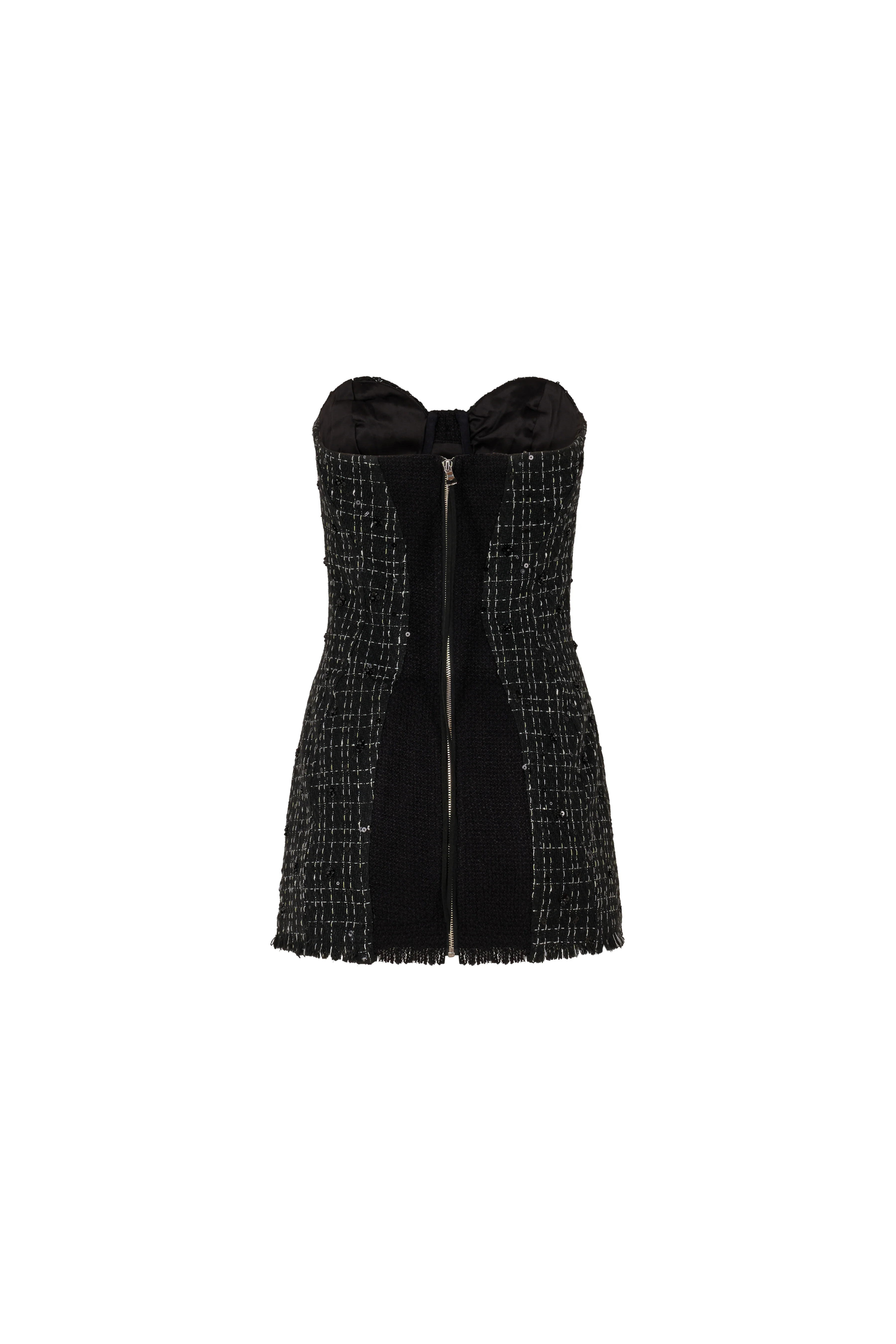 Out Of Office Tweed Dress Black - Image 12