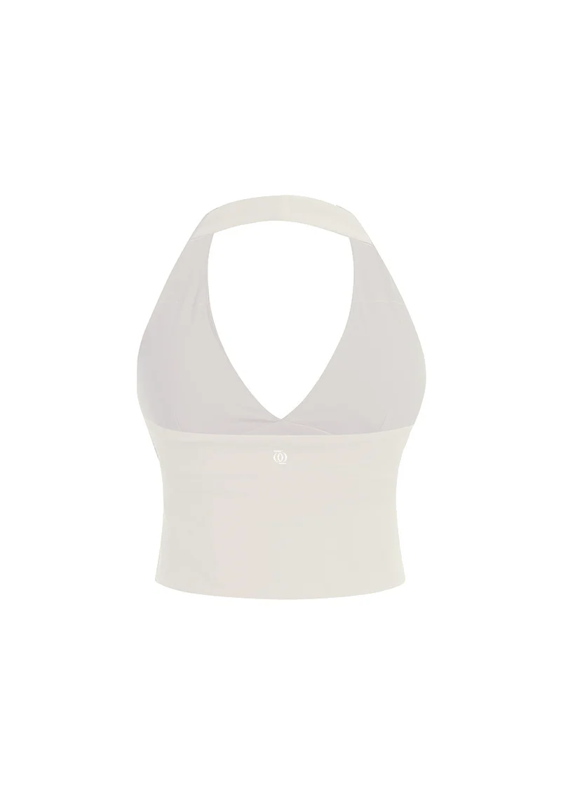 Second Skin Studio Halterneck Top Ivory - Image 7