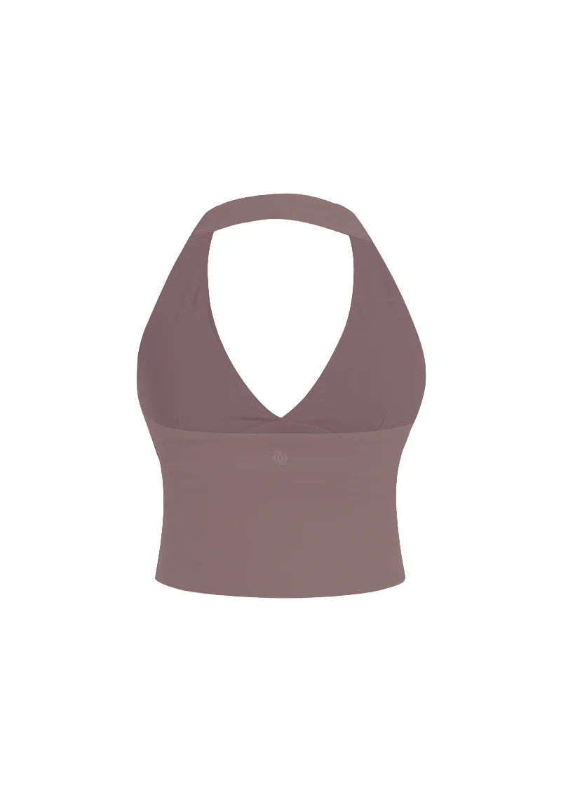 Second Skin Studio Halterneck Top Mushroom - Image 7