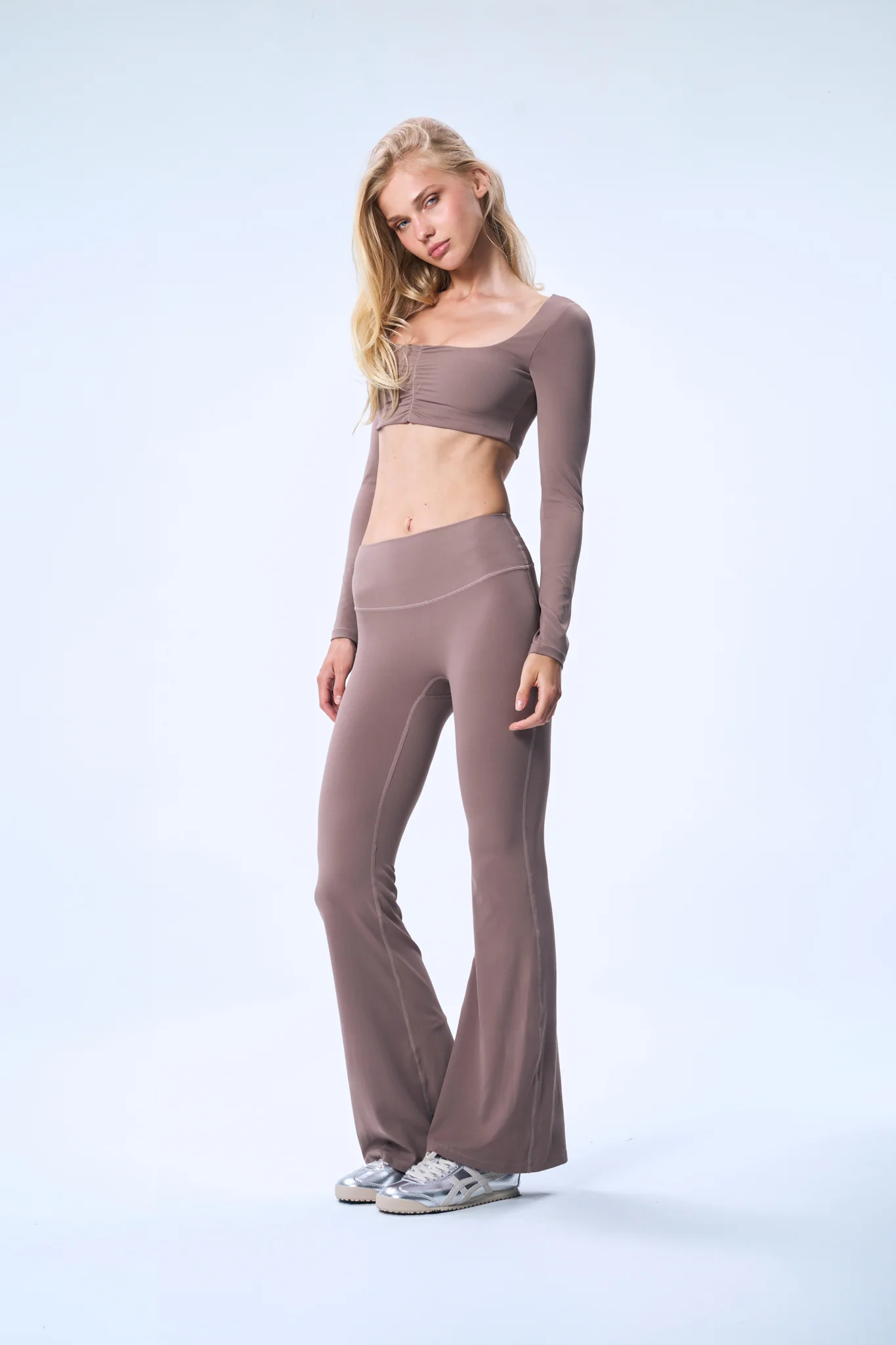 Second Skin Studio Long Sleeve Top Mushroom - Image 2