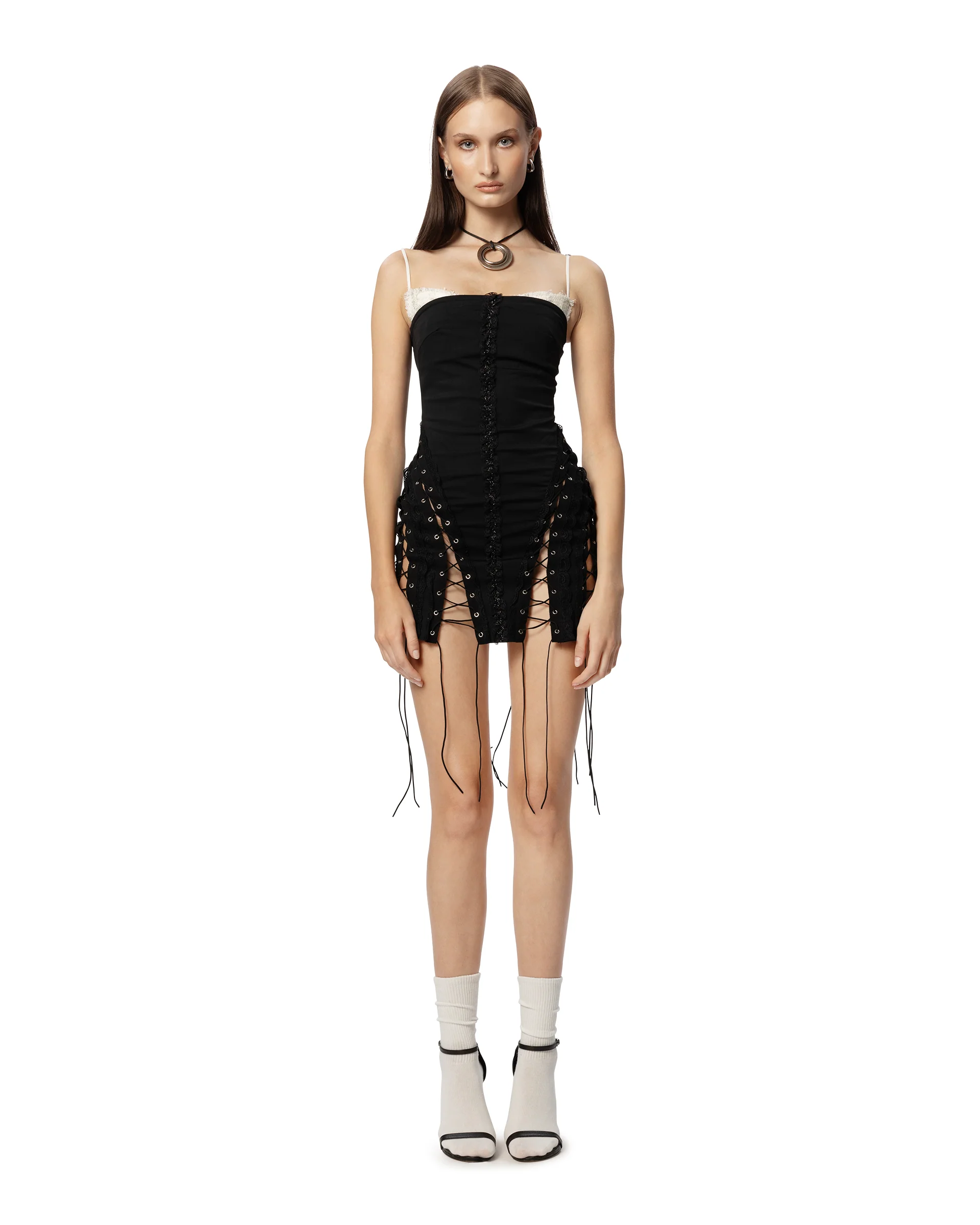 Sorry I'm Late Dress Black - Image 3